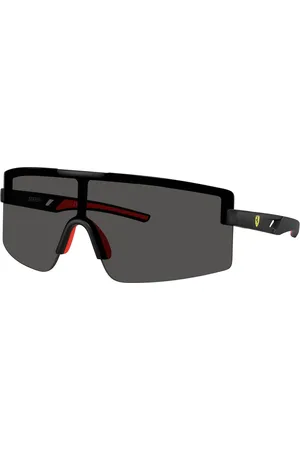 FERRARI Uomo FZ6008U 504/87 Occhiali da sole Iniettato Grigio Squadrata Normale