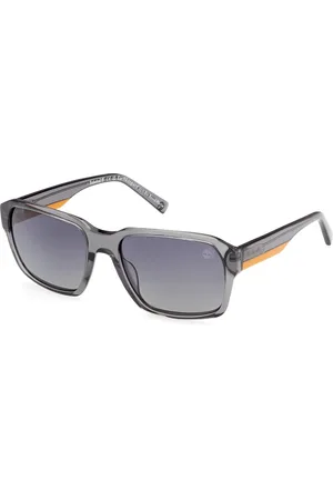 Timberland Uomo TB9343 20D Occhiali da sole Acetato Fumo Squadrata Polarizzata