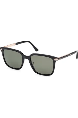 Tom Ford Uomo FT1183 JOCHEM 01R Occhiali da sole Acetato Verde Squadrata Polarizzata
