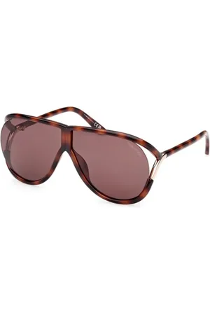 Tom Ford Unisex FT1197 AXEL 53E Occhiali da sole Iniettato Marrone Pilot Normale