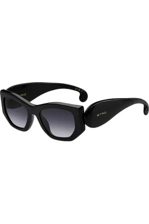 Etro Donna PAISLEY 807/9O Occhiali da sole Acetato Grigio Squadrata Normale Sfumato