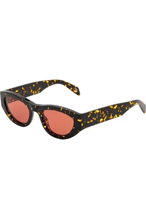 Marni Unisex Rainbow Mountains rossa VGO Occhiali da sole Acetato Rosso Rotonda Normale