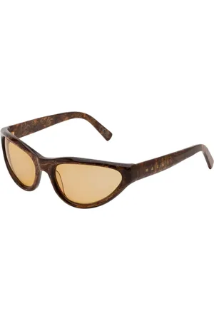Marni Unisex Mavericks Radica QCO Occhiali da sole Acetato Avvolgente Normale