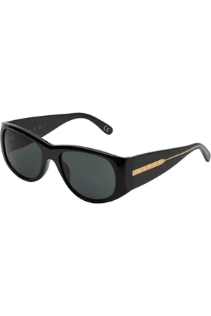 Marni Unisex Orinoco River Black Q8D Occhiali da sole Acetato Grigio Squadrata Normale