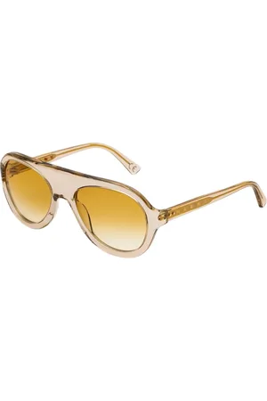 Marni Unisex Mount Toc Crystal 05P Occhiali da sole Acetato Marrone Pilot Normale Sfumato