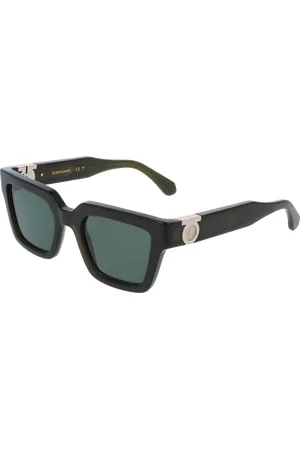 Salvatore Ferragamo Donna SF2066S 302 Occhiali da sole Acetato Squadrata Normale