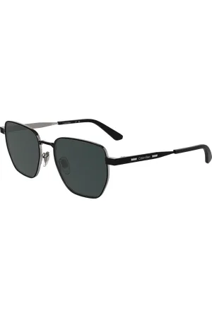 Calvin Klein Unisex CK25100S 002 Occhiali da sole Metallo Squadrata Normale