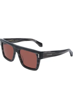Salvatore Ferragamo Uomo SF2063SE 014 Occhiali da sole Acetato Squadrata Normale