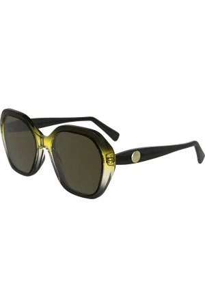 Longchamp Donna LO759S 019 Occhiali da sole Acetato Squadrata Normale