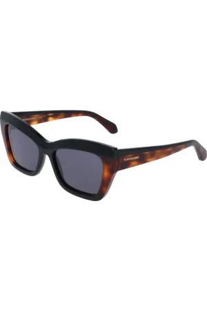 Salvatore Ferragamo Donna SF2065S 006 Occhiali da sole Acetato Farfalla Normale