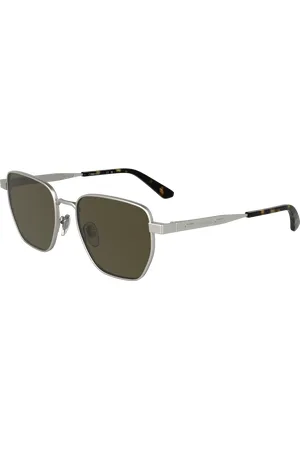 Calvin Klein Unisex CK25100S 045 Occhiali da sole Metallo Squadrata Normale