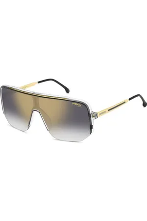 Carrera Unisex 1060/S CBL/FQ Occhiali da sole Plastica Grigio Squadrata Specchiate Sfumato