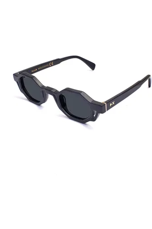 XLAB Unisex Kosada Occhiali da sole Acetato Fumo Geometrica Polarizzata