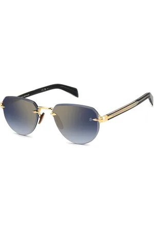 David beckham DB 7144/S RHL/1V Occhiali da sole Blu Specchiato