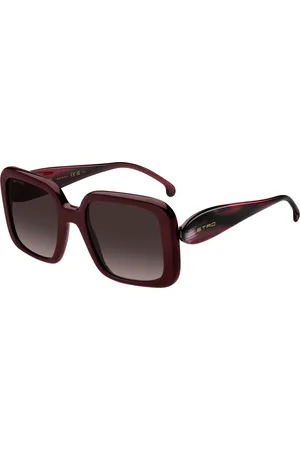 Etro Donna 0083/S LHF/HA Occhiali da sole Acetato Marrone Squadrata Normale Sfumato