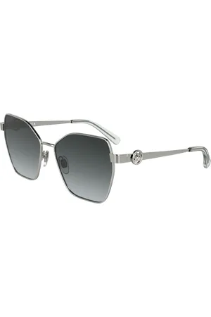 Longchamp Donna LO180S 044 Occhiali da sole Metallo Squadrata Normale