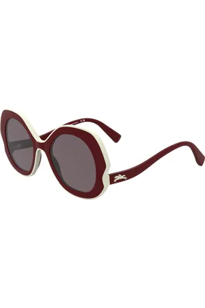 Longchamp Donna LO780S 601 Occhiali da sole Bio-iniettato Rotonda Normale