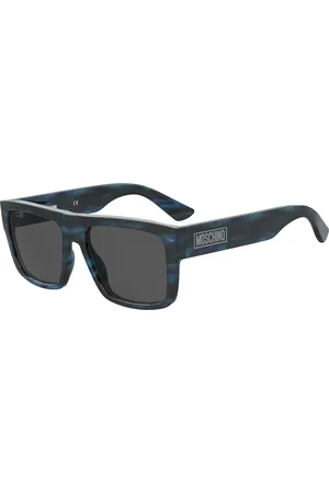 Moschino Uomo MOS187/S 38I/IR Occhiali da sole Acetato Grigio Squadrata Normale