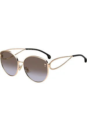Etro Donna 0072/F/S 000/QR Occhiali da sole Metallo Marrone Cat Eye Normale Sfumato