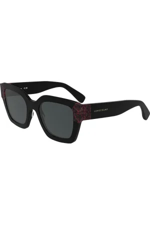 Longchamp Donna LO771S 013 Occhiali da sole Acetato Squadrata Normale