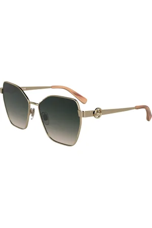 Longchamp Donna LO180S 725 Occhiali da sole Metallo Squadrata Normale