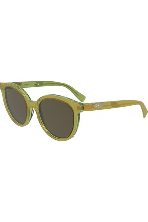 Longchamp Donna LO773S 317 Occhiali da sole Acetato Rotonda Normale