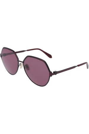 Salvatore Ferragamo Donna SF325S 602 Occhiali da sole Metallo Normale