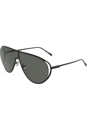 Salvatore Ferragamo Donna SF323S 001 Occhiali da sole Metallo Pilot Normale