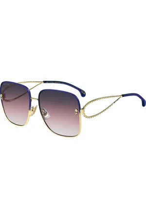 Etro Donna 0070/S S9E/FW Occhiali da sole Metallo Marrone Squadrata Normale Sfumato