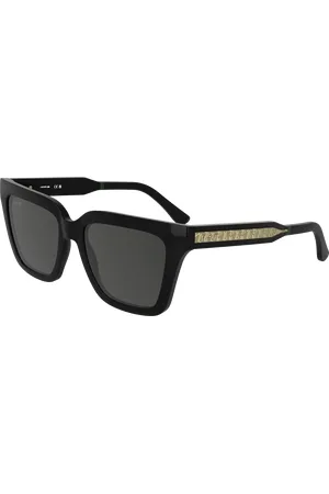 Lacoste Donna L6063S 001 Occhiali da sole Bio-iniettato Squadrata Normale