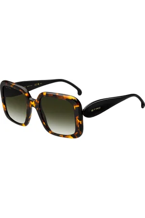 Etro Donna 0083/S EPZ/9K Occhiali da sole Acetato Verde Squadrata Normale Sfumato