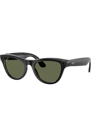 Ray-Ban Unisex Meta RW4010 Skyler 601/9A Occhiali da sole Iniettato Verde Cat Eye Polarizzata