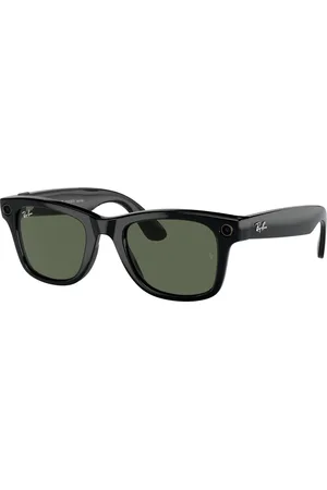 Ray-Ban Unisex Meta RW4006 Wayfarer 601/71 Occhiali da sole Iniettato Verde Squadrata Normale