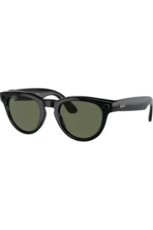 Ray-Ban Unisex Meta RW4009F Headliner 601/9A Occhiali da sole Iniettato Verde Pantos Polarizzata