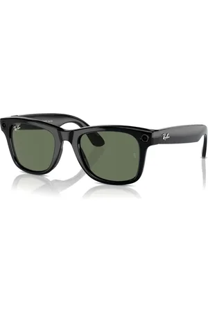 Ray-Ban Unisex Meta RW4008 Wayfarer 601/71 Occhiali da sole Iniettato Verde Squadrata Normale