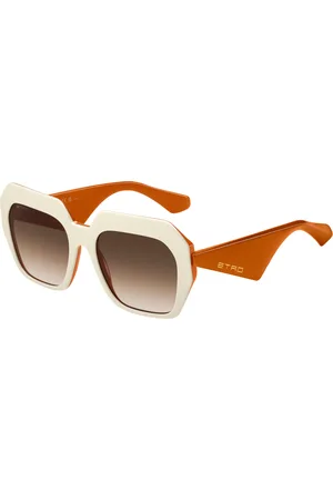 Etro Donna 0043/S IXN/HA Occhiali da sole Acetato Marrone Squadrata Normale Sfumato