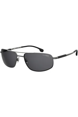 Carrera Uomo 8036/S R80/M9 Occhiali da sole Acciaio Grigio Squadrata