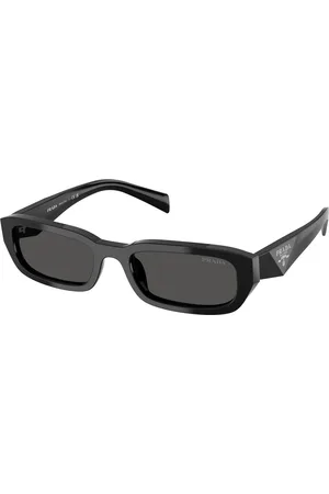 Prada Donna PR B06S 16K08Z Occhiali da sole Acetato Grigio Squadrata Normale