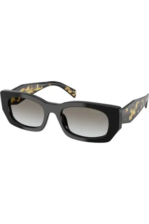 Prada Donna PR B05S 3890A7 Occhiali da sole Acetato Grigio Pillow Normale Sfumato