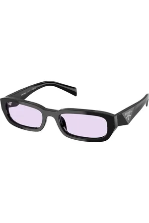Prada Donna PR B06S 16K40J Occhiali da sole Acetato Viola Squadrata Normale