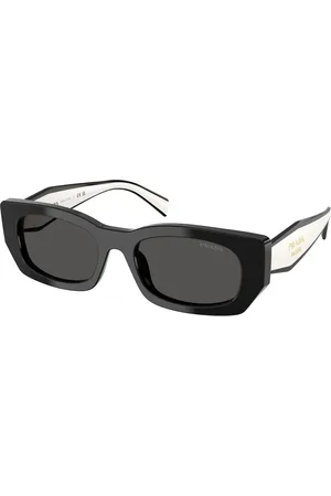 Prada Donna PR B05S 09Q08Z Occhiali da sole Acetato Grigio Pillow Normale