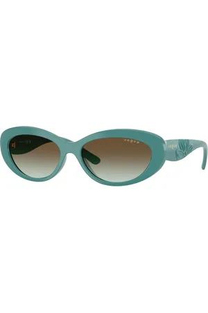vogue Donna VO5630S 3194E8 Occhiali da sole Nylon Marrone Rotonda Normale Sfumato