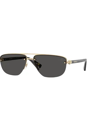 Burberry Uomo BE3164 110987 Occhiali da sole Metallo Grigio Geometrica Normale