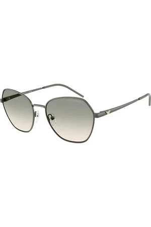 Emporio Armani Donna EA2161 34022C Occhiali da sole Metallo Geometrica Normale Sfumato