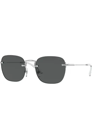 vogue Uomo VO4217S 323/87 Occhiali da sole outlet Metallo Grigio Pilot Normale