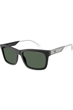 Emporio Armani Uomo EA4224 500171 Occhiali da sole Acetato Verde Squadrata Normale