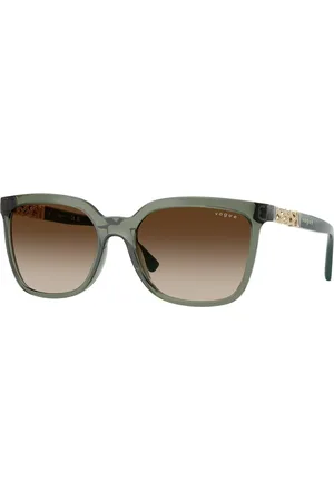 vogue Donna VO5633SB 308613 Occhiali da sole Nylon Marrone Squadrata Normale Sfumato