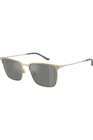 Emporio Armani Uomo EA2164D 30026G Occhiali da sole Metallo Grigio Squadrata Specchiate