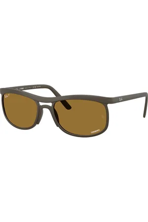 Ray-Ban Unisex RB4452CH 612473 Occhiali da sole Peek Squadrata Polarizzata