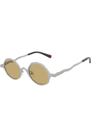 Emporio Armani Uomo EA2166 3015/2 Occhiali da sole Metallo Verde Rotonda Normale